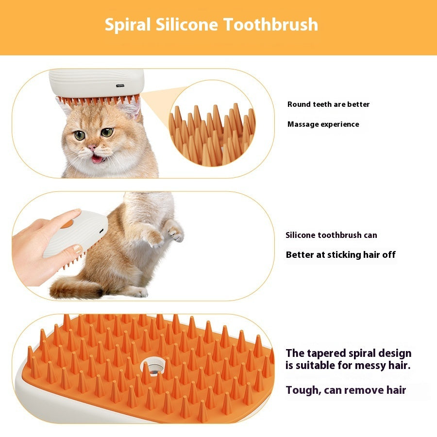 PuffSpa Steam Grooming Brush