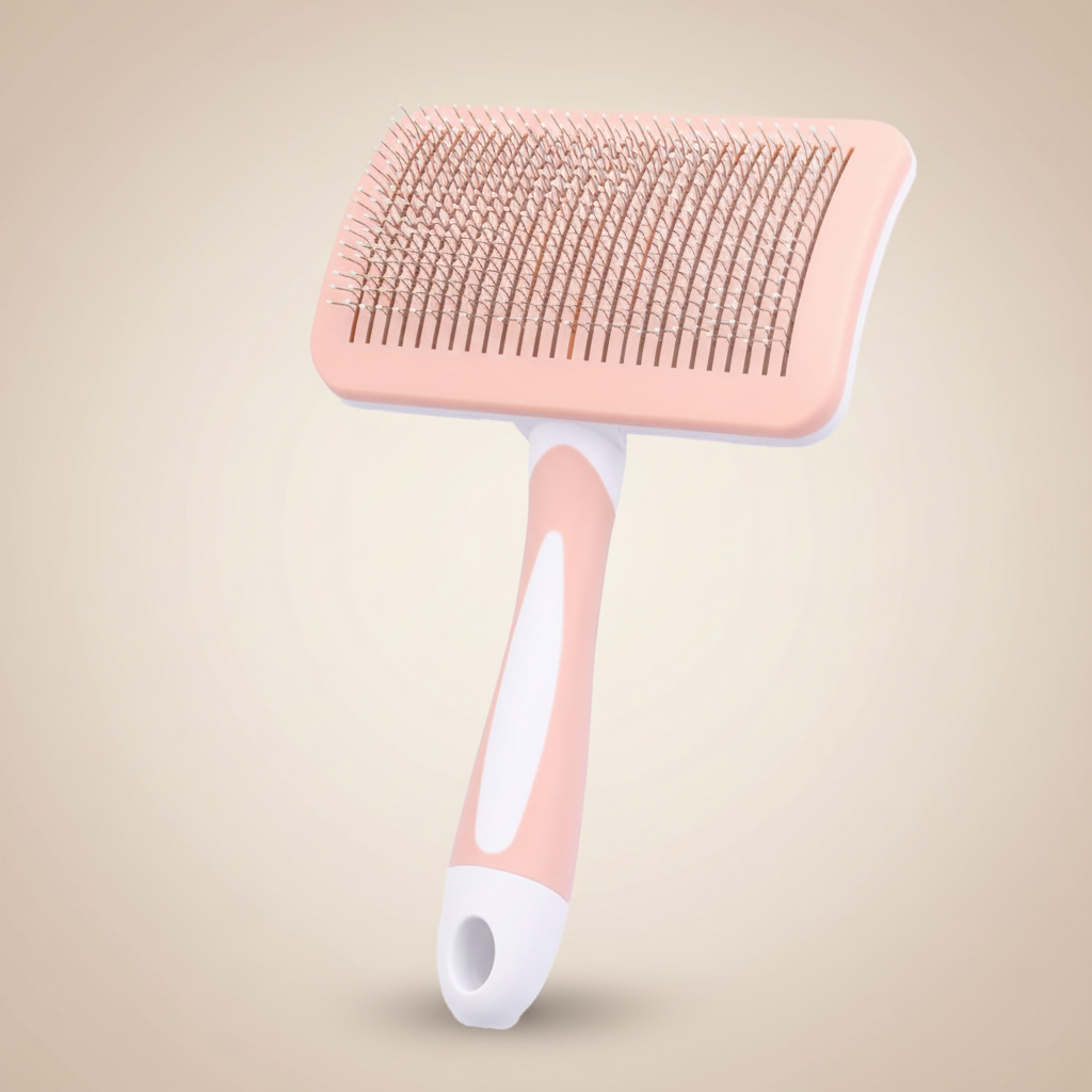 FurEase Self-Cleaning Slicker Brush