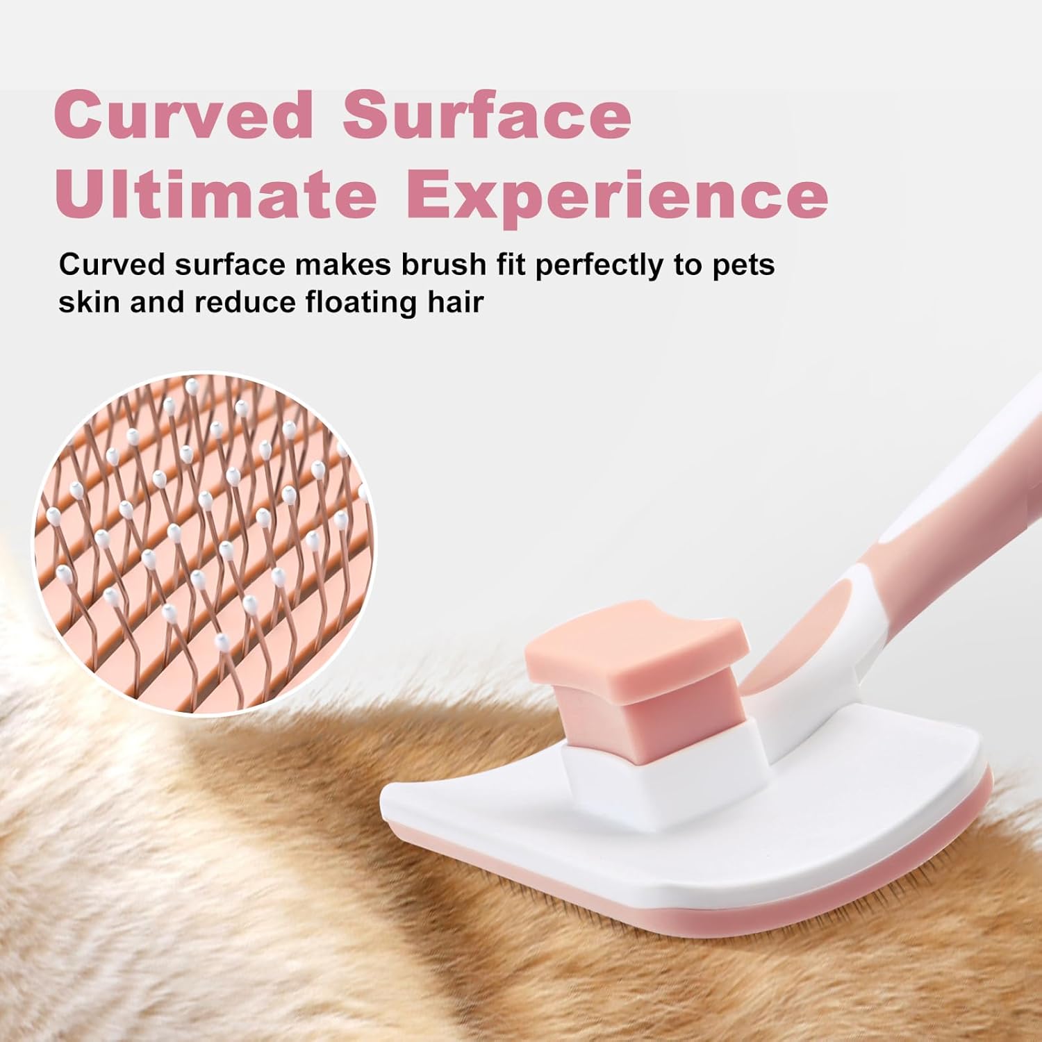 FurEase Self-Cleaning Slicker Brush