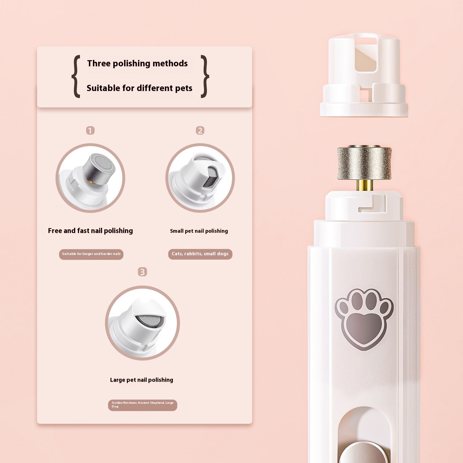 QuietTrim Rechargeable Nail Grinder