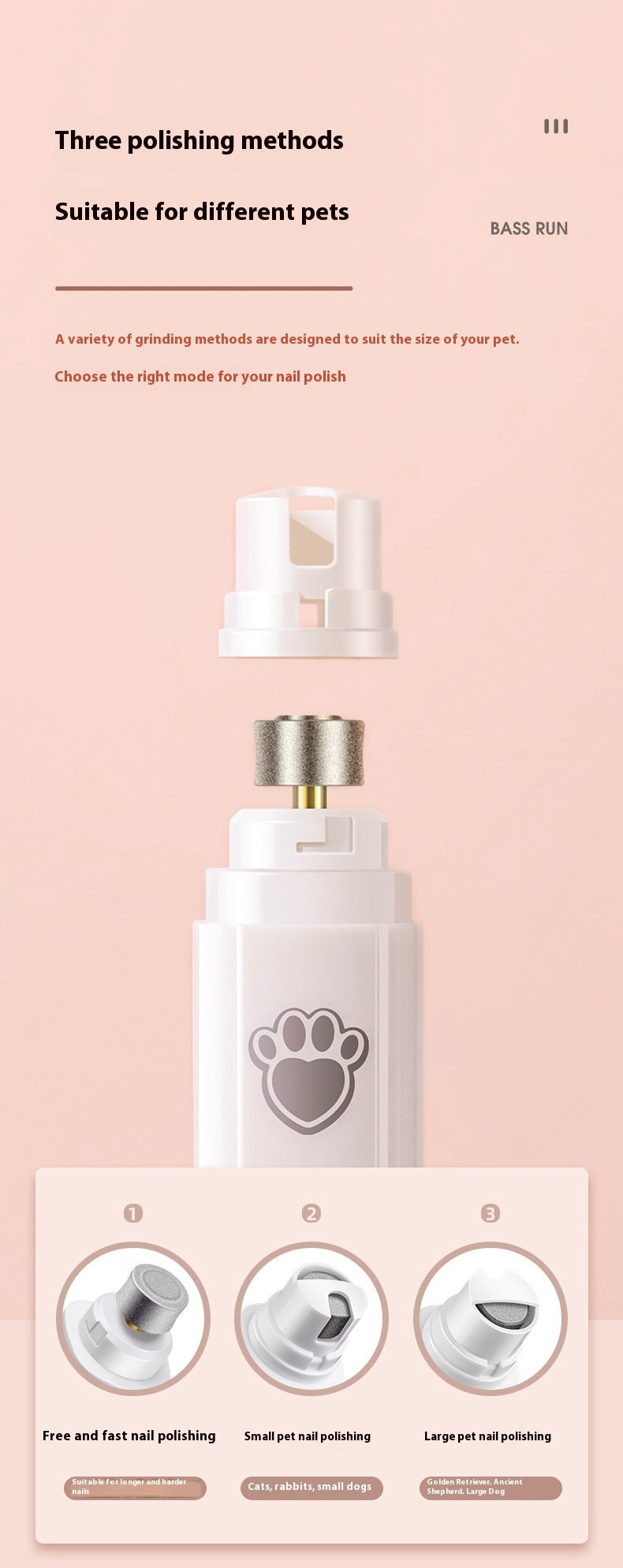 QuietTrim Rechargeable Nail Grinder
