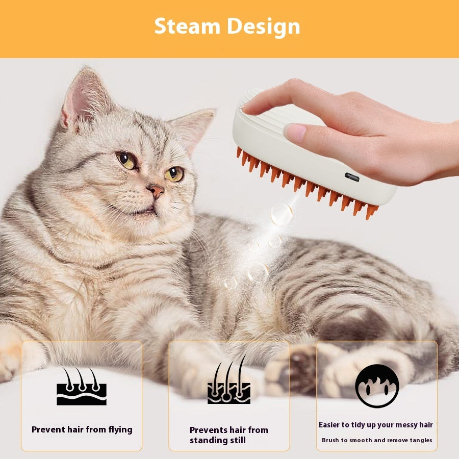 PuffSpa Steam Grooming Brush